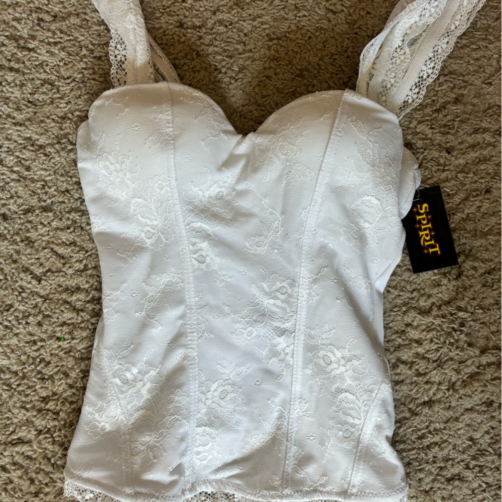 Spirit White Lace Corset